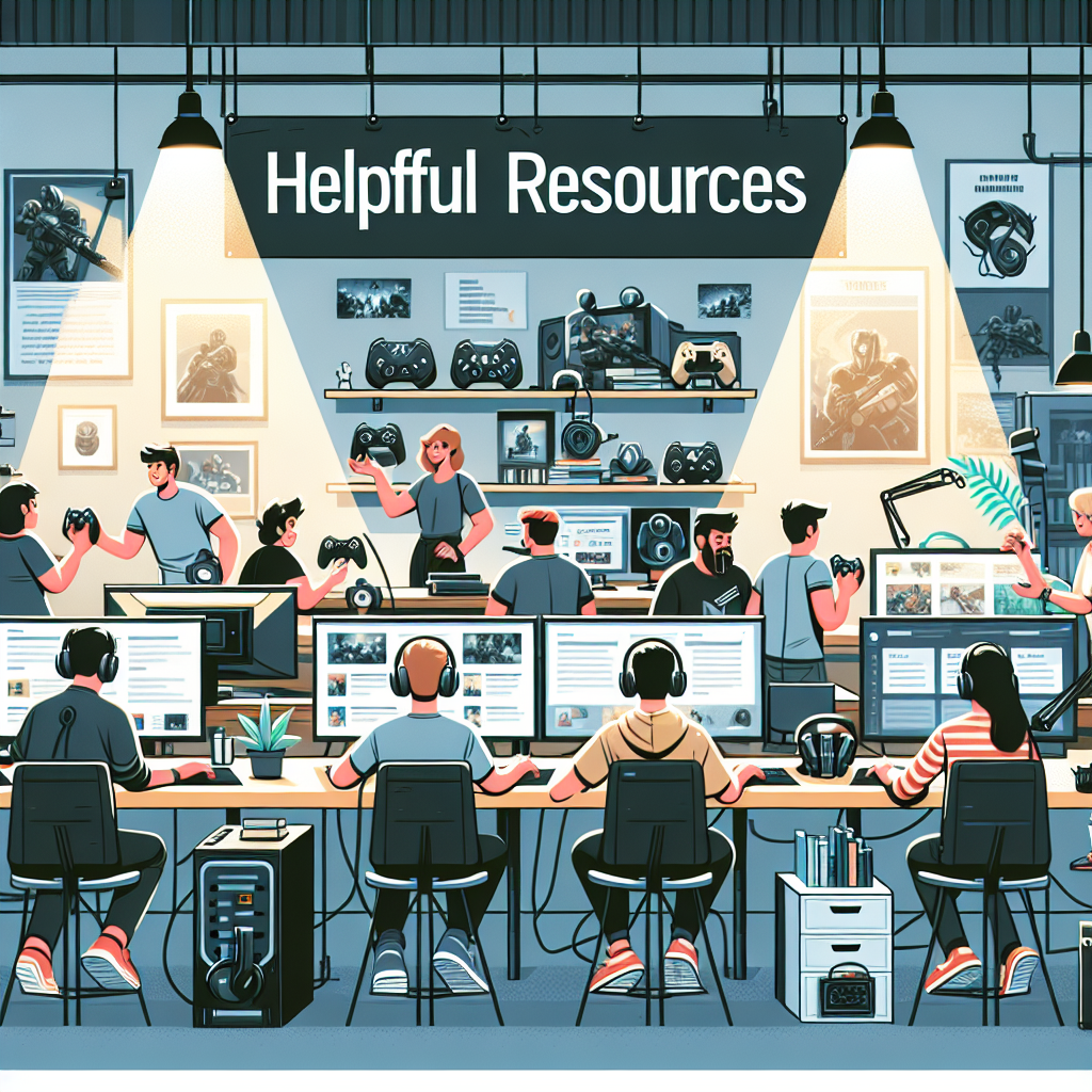Helpful resources for gamers