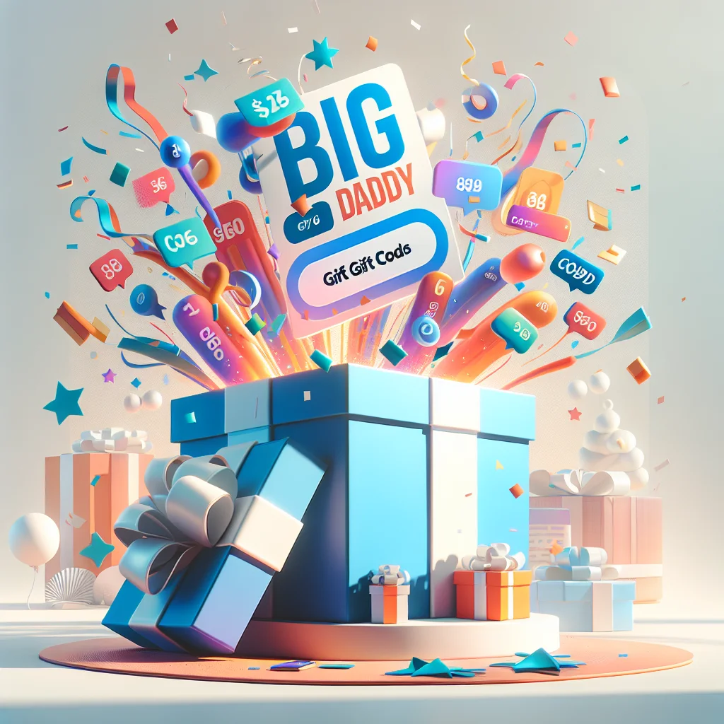 Promotions and bonuses available with Big Daddy Gift Codes